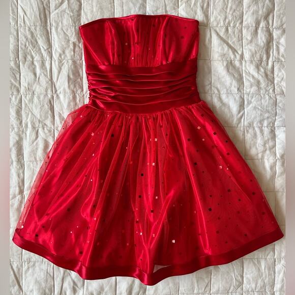 red dress rose Designer Mini Halter Dress | Short Dresses For Women